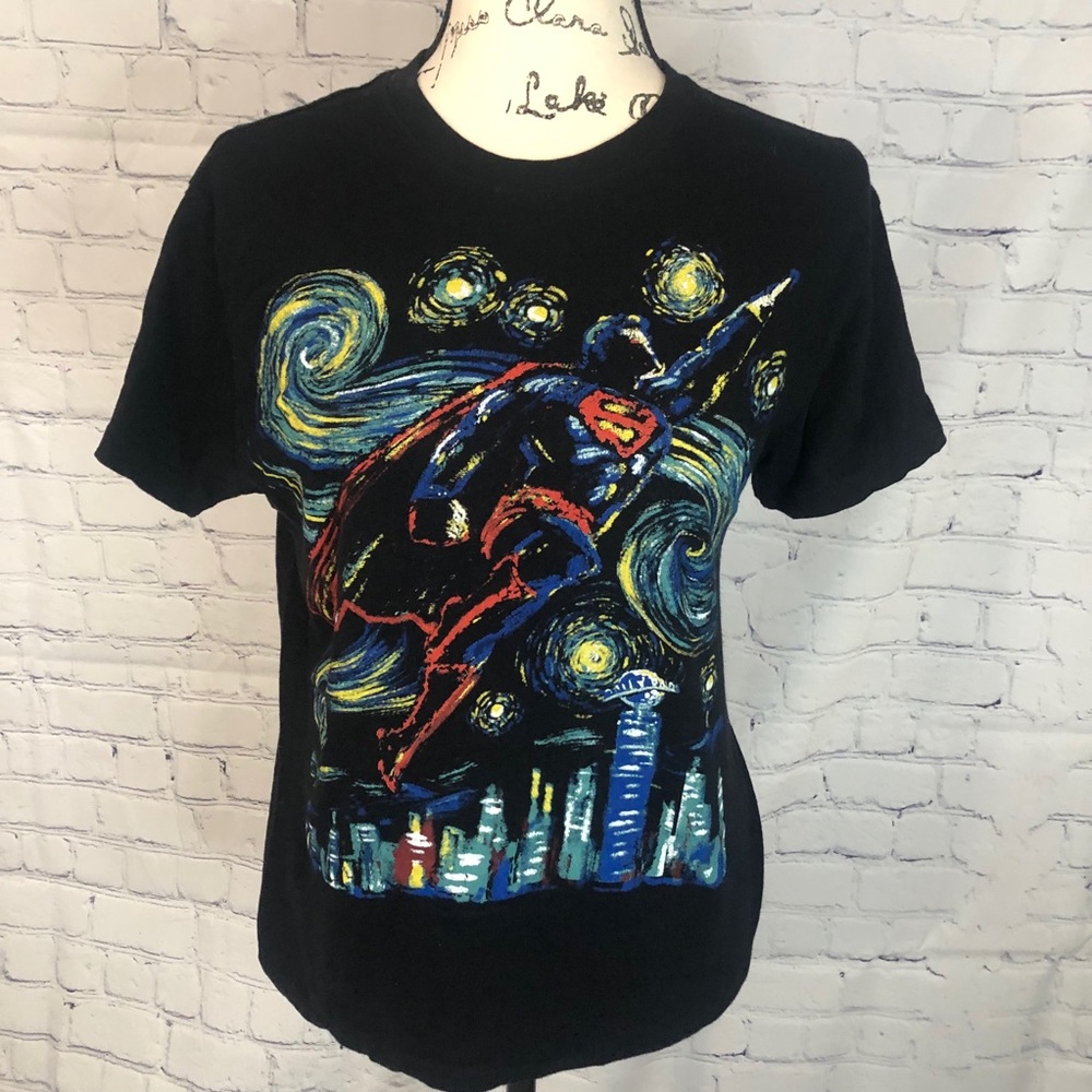 Novelty Superman Picasso T-Shirt